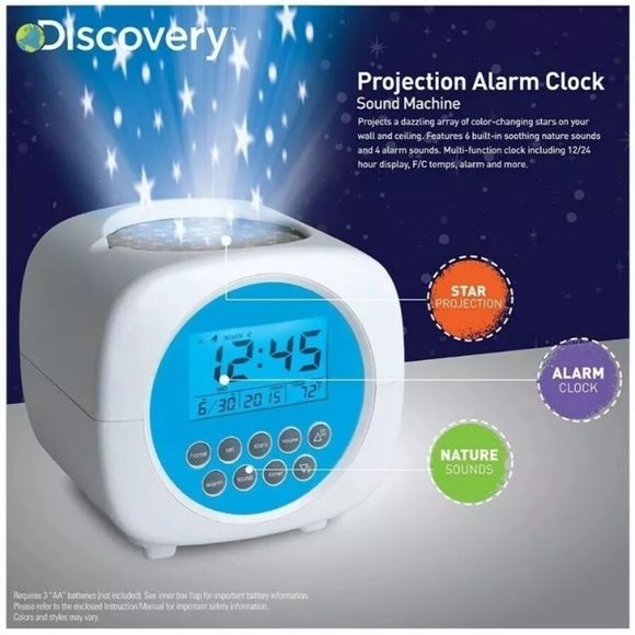 Discovery Projection Alarm Clock - Picture 2 of 8